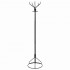 Вешалка-стойка "Ажур-2", 1,89 м, основание 46 см, 5 крючков, металл, черная
