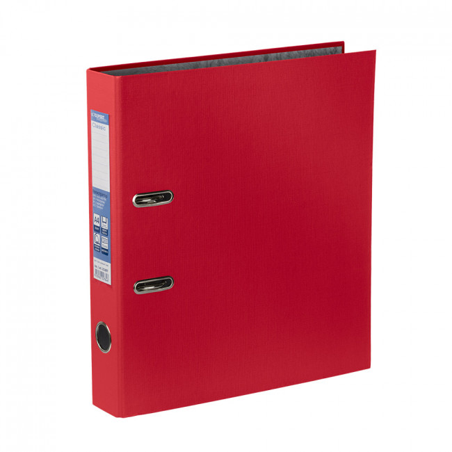 Регистратор PVC   50 мм  . "Expert Complete"  Classic   A4   арочный механ. (разб.)   лён красный