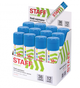 Клей-карандаш 36 г "EVERYDAY", STAFF/220376