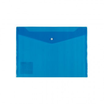 Папка-конверт   с кнопкой   "Expert Complete"   Classic Lite   А4   120 мкр.  диагональ   . синий