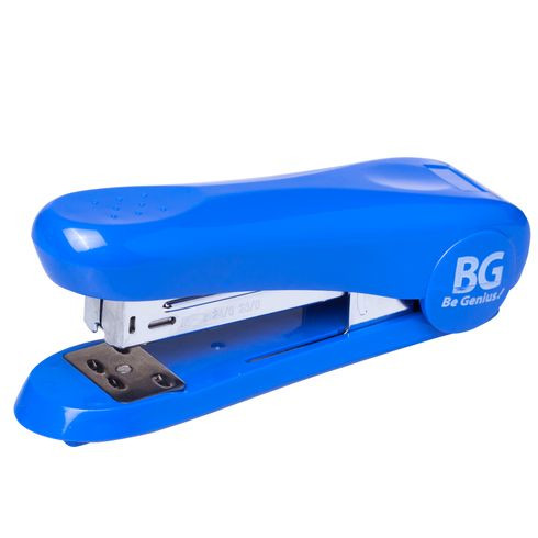 Степлер BG "Fluent" № 24/6 до 30 л., пластиковый корпус, металлический механизм, ассорти, картонная коробка (12)