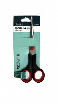 Ножницы 170 мм офисные, WENZER OFFiCE (12)