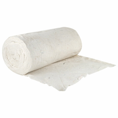 Полотно ХПП холстопрошивное ПЛОТНОЕ светлое, 0,75х50 м, 200(±10) г/м2, шаг 2,5 мм, LAIMA Премиум