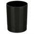 Подставка-стакан СТАММ "Лидер", пластиковая, круглая, черная