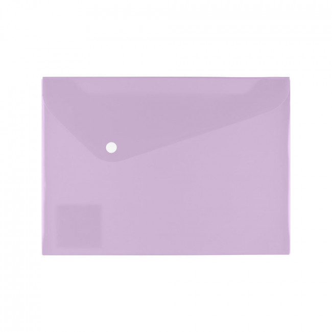 Папка-конверт   с кнопкой   "Expert Complete"   Trend   А5   "Pastel" 180 мкр.  диагональ   . лиловый