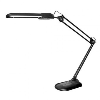 Светильник настольный "Дельта +", на подставке, люминесцентный, 11 Вт, черный, высота 70 см