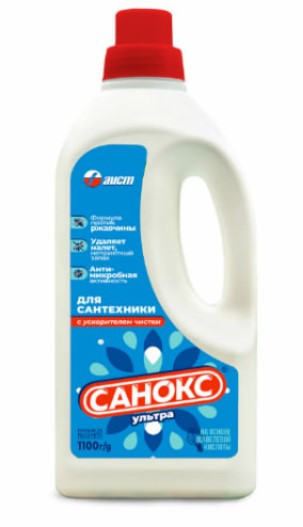 Средство для удаления ржавчины и известкового налета, 1,1 кг, САНОКС "Ультра"