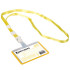 Лента со съемным клипом, желтая, BRAUBERG