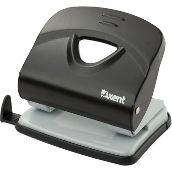 Дырокол для бумаги Axent Exakt-2, металлический, 30 листов, черный