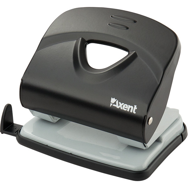 Дырокол для бумаги Axent Exakt-2, металлический, 30 листов, черный Дырокол для бумаги Axent Exakt-2, металлический, 30 листов, черный