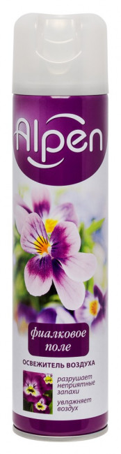 Освежитель воздуха 300мл "Фиалковое поле", Alpen