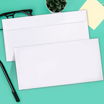 Конверты Е65 (110х220 мм), отрывная лента, внутренняя запечатка, КОМПЛЕКТ 100 шт., BRAUBERG Конверты Е65 (110х220 мм), отрывная лента, внутренняя запечатка, КОМПЛЕКТ 100 шт., BRAUBERG