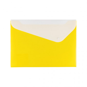 Папка-конверт 2 отд.   с кнопкой   Expert Complete NEON   А4  180 мкр.  песок. желтый