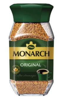 Кофе растворимый MONARCH "Original" 95 г, стеклянная банка, сублимированный