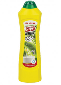 Чистящее средство универсальное крем 700 мл + 80 мл в подарок, LAIMA "Лимон", ТУРЦИЯ, 608662