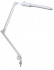 Настольная лампа светильник Дельта на струбцине, ЛЮМИНЕСЦЕНТНАЯ, цоколь 2G7, 11 Вт, белый