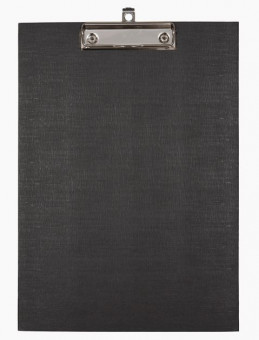 Клипборд "deVENTE" A4, картон толщина 2 мм, покрытие ПВХ, черный