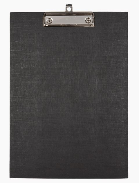 Клипборд "deVENTE" A4, картон толщина 2 мм, покрытие ПВХ, черный